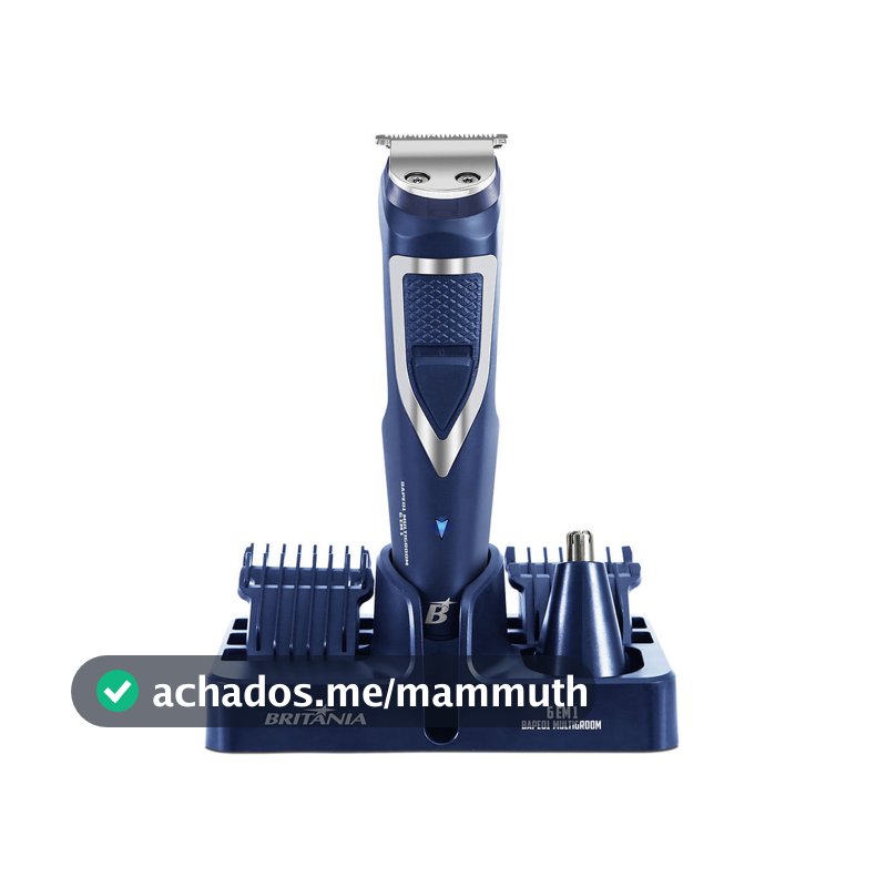 Aparador de Pelos Britânia Multigroom 6 em 1 Bivolt BAPE01