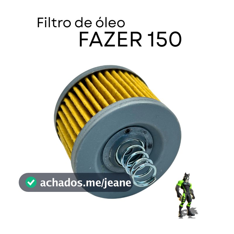 Filtro Óleo Fazer 150/125i/Factor 150/Xtz 150 Crosser