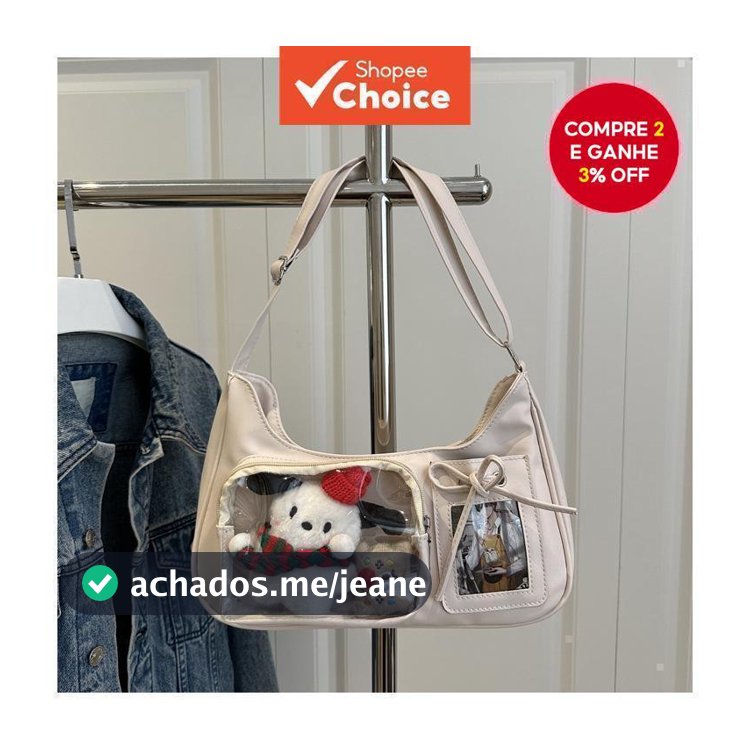 Bolsa de Ombro de Alta Design para Mulheres | Nova Bolsa Crossbody Niche Verão 2025 | Sling Bag Premium Ins Fofa e