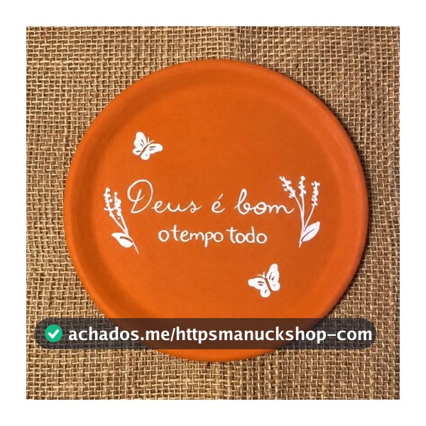 PRATO DECORATIVO TERRACOTA 18CM