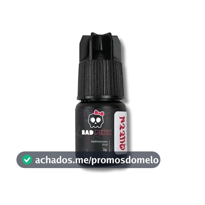 Cola Adesivo Queen 3g Bad Pink Para Extensão Alongamento de Cílios