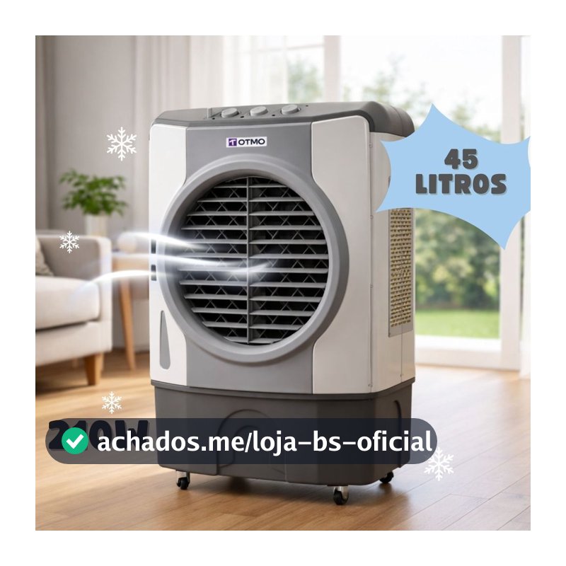 Climatizador de Ar Frio 45 Litros Climatizador e Umidificador de Ar Climatizador de Ar Frio Grande