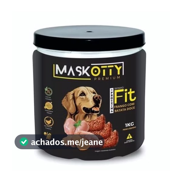Bifinho Maskotty Frango FIT com batata doce 1Kg