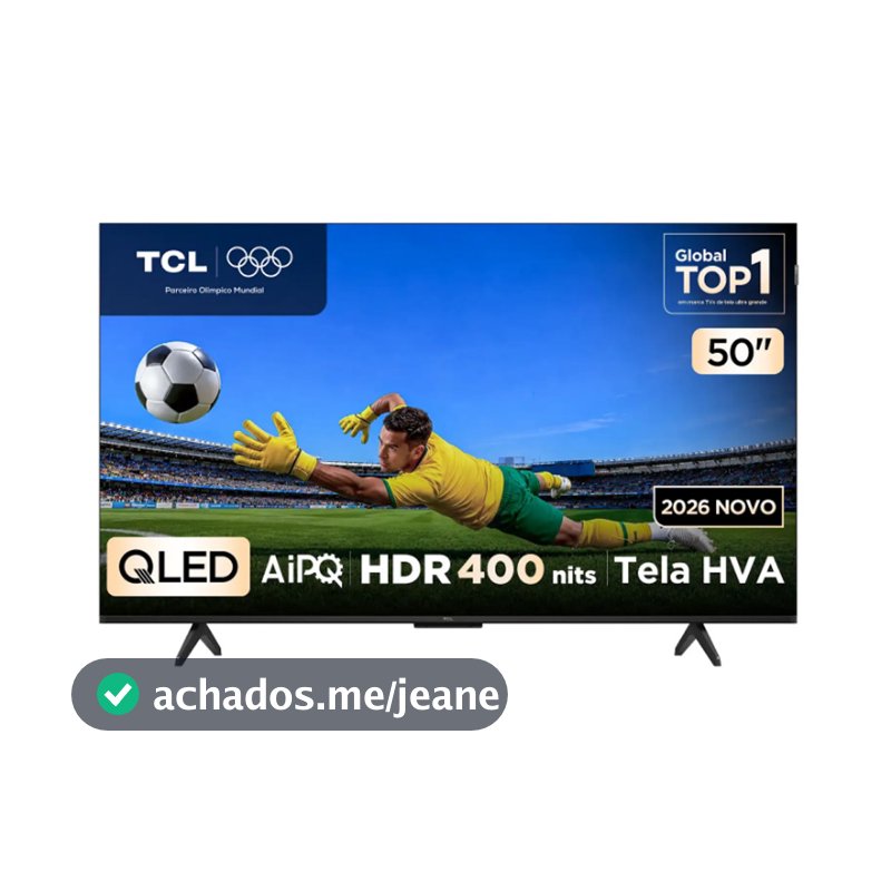 Smart TV P7L 50 Polegadas 4K UHD QLED AiPQ TCL