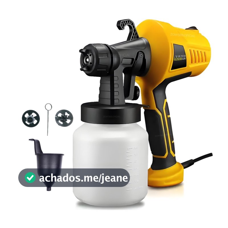 Pistola de Pintura Pulverizador Elétrico 110V 37000R Pulverizadora Potente 800ML De Tinta 220V