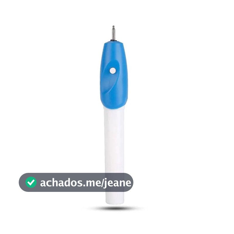 Caneta Gravadora Elétrica Gravador Metal Vidro Madeira Plástico Jóias 1 Ponteira Grava Utensílios