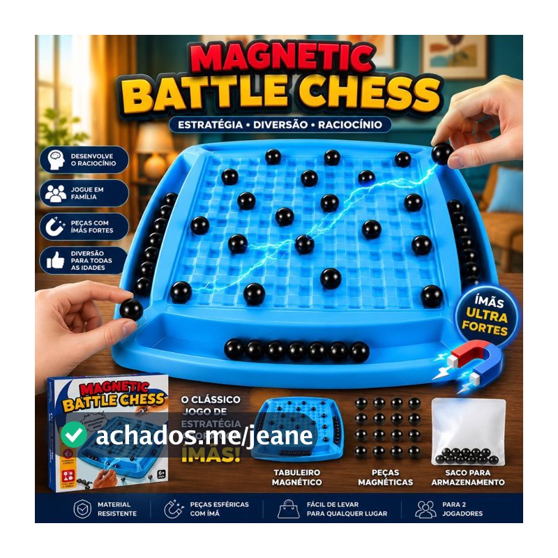 Jogo Magnético Estratégico Infantil Educativo Tabuleiro Inteligente Com Roleta E 20 Esferas