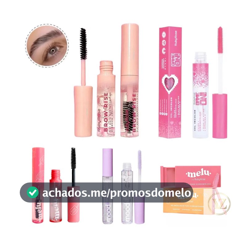 Brow Rise Gel Para Sobrancelhas By Ruby Rose Linha Rosa HB-E2503 Hot Sale