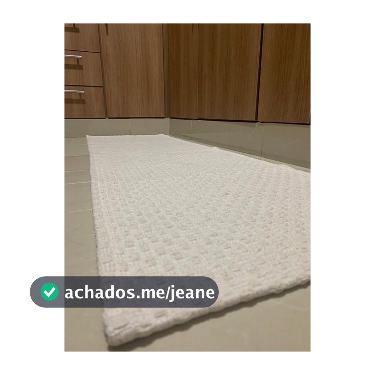 Tapete Passadeira 100% Algodão. Tecido grosso e macio. Prático pode ser lavado na máquina!