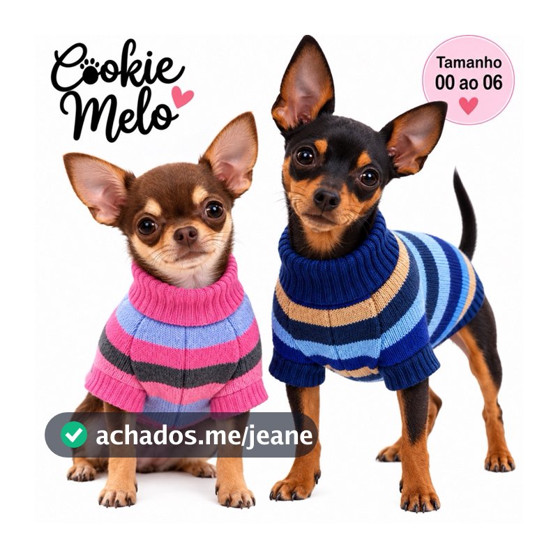 Kit 2 Roupa Pet Mini Pequeno Porte Roupinha Pinscher Chihuahua Cachorro Raça Filhotes