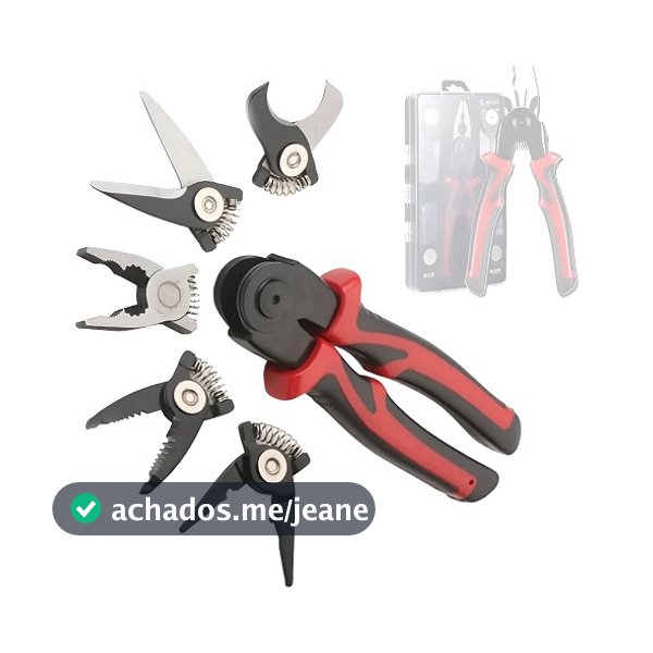 Alicate 5 Pontas Multifuncional Universal Linha Profissional