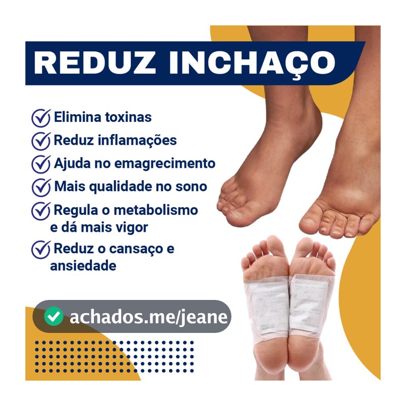 Adesivos Para Os Pés Impurezas e Toxinas Eliminador de Impurezas