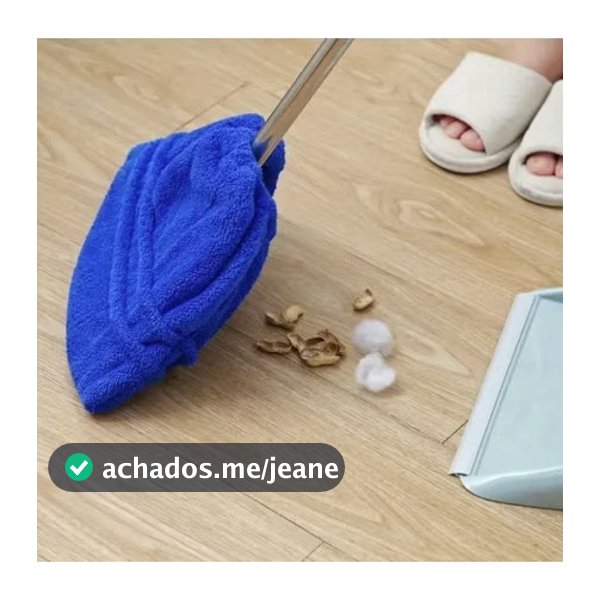 Capa Microfibra chão Reutilizável para Rodo e Vassoura Limpeza Cozinha/Móveis Cantos de Paredes-PA001
