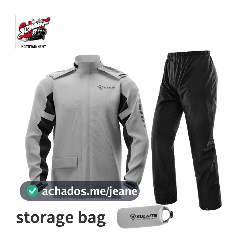 SCHAAF Motocicleta Corpo Inteiro Capa De Chuva Terno Divisão ,Pesca , Caminhadas , Touring Moto , Camping
