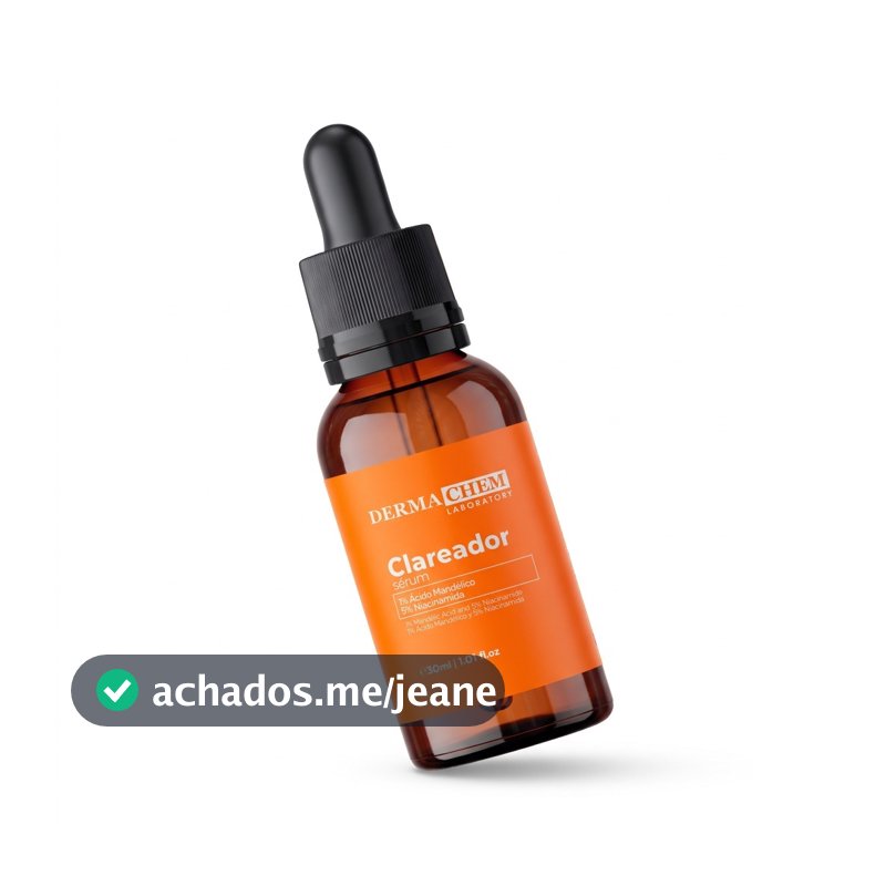 Serum Facial Clareador Com Ácido Mandélico Niacinamida Hialurônico 30ml