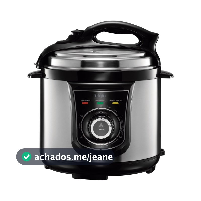 Panela de Pressão Elétrica 4L Elgin PPR10 840W Inox