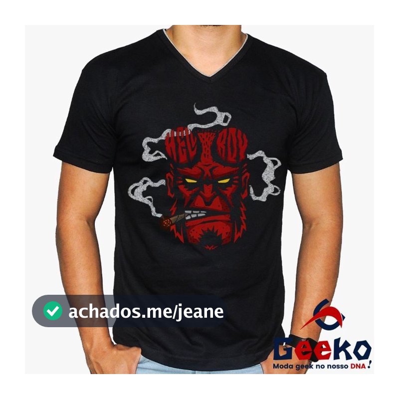 Camiseta Geek Hellboy - All Geek