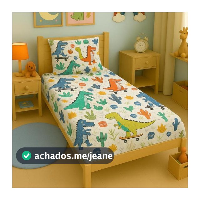 Jogo de Lençol Infantil Solteiro 02 Peças Microfibra Estampada Estampas Para Menino e Menina