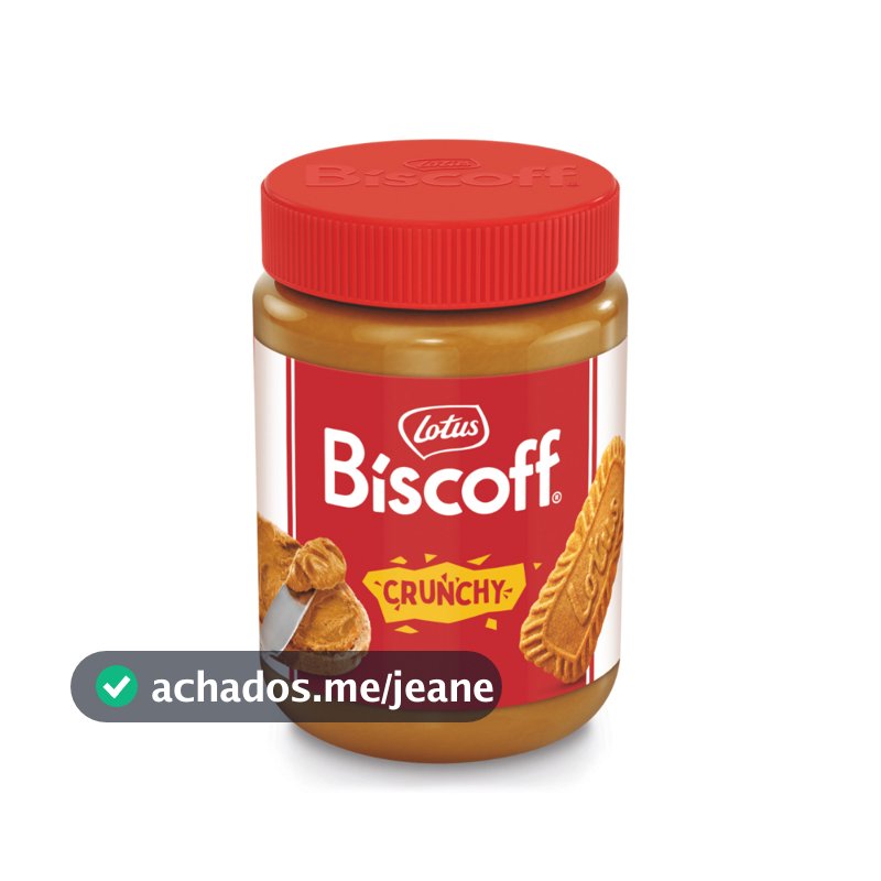 Pasta De Biscoitos Lotus Biscoff Speculoos Crunchy 400grm