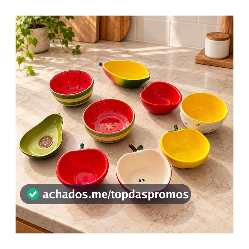 Bowl Tigelas de Cerâmica Frutas Artesanal Ideal para Frutas Sobremesas Doces