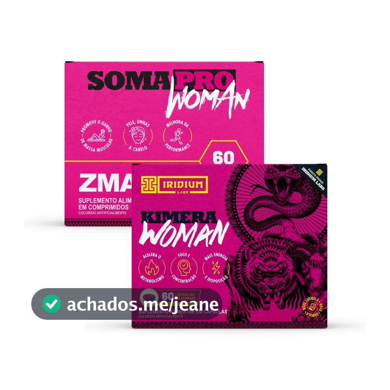 Kit Feminino Kimera Woman e Soma Pro Woman Zma Pré Hormonal