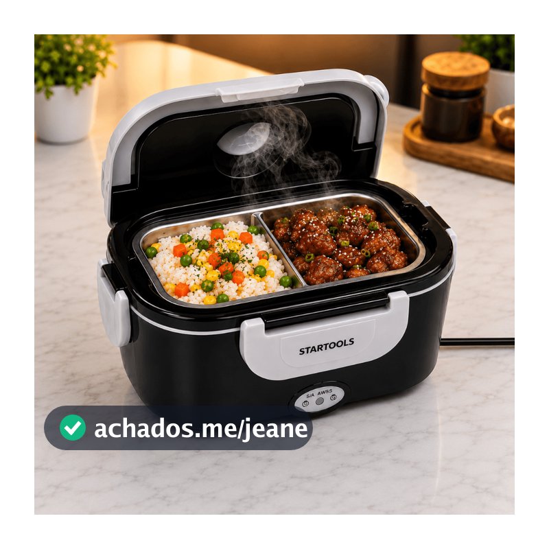 ❤️Marmiteira Elétrica Bivolt Térmica 1,5 L Trabalho Motorista Aplicativo Caminhoneiro Faculdade Obras Presente 🎁
