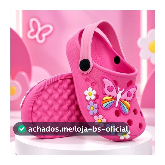 Sandália Babuche Infantil Papete Menina ADULTO