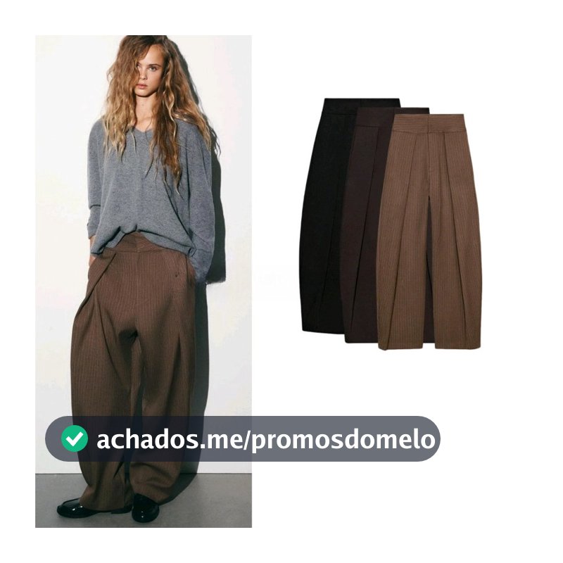 2026 Primavera Novo Produto Versão Balão Feminino Calças Plissadas de Cintura Alta 3067407
