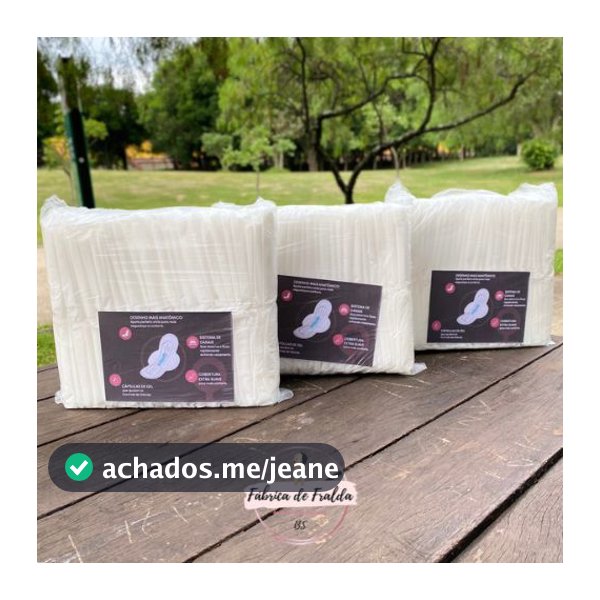 ABSORVENTE FEMININO SUAVE C/50 UNIDADES (COM ABAS) PACOTE GRANDE PACOTÃO