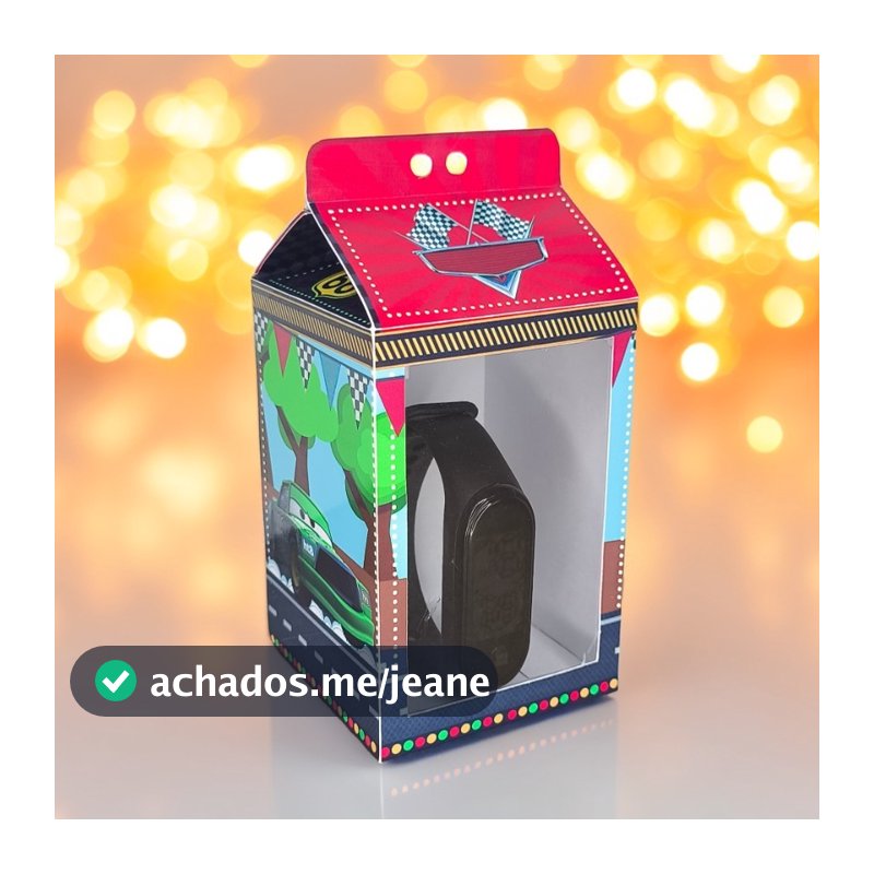 Caixa Milk com Visor Personalizada – Lembrancinha Festa Infantil Tema à Escolha