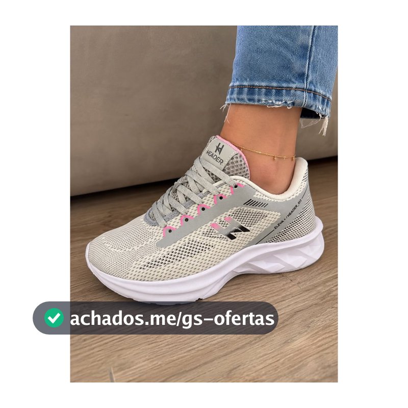 Tênis Header Run - Conforto E Estilo Esporte Casual