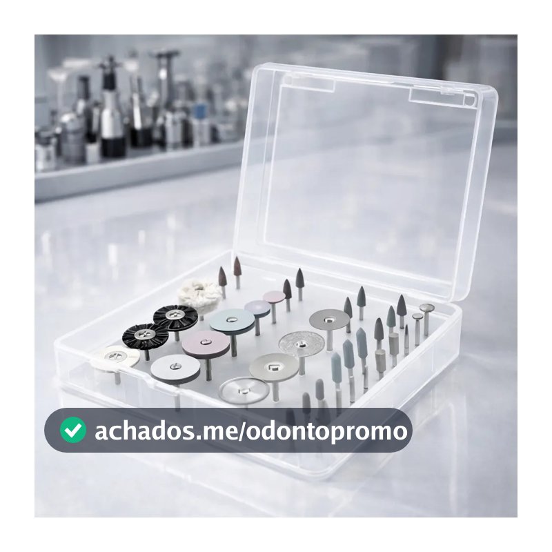 35 Peças Kit De Polimentos De Laboratório 2.35mm Para Moagem Cerâmica Porcelana Escova Kit 35 235mm