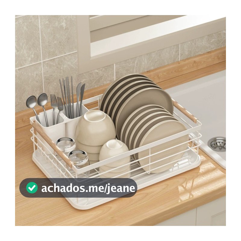 Escorredor de Louça Multiuso Cozinha Branco Deend