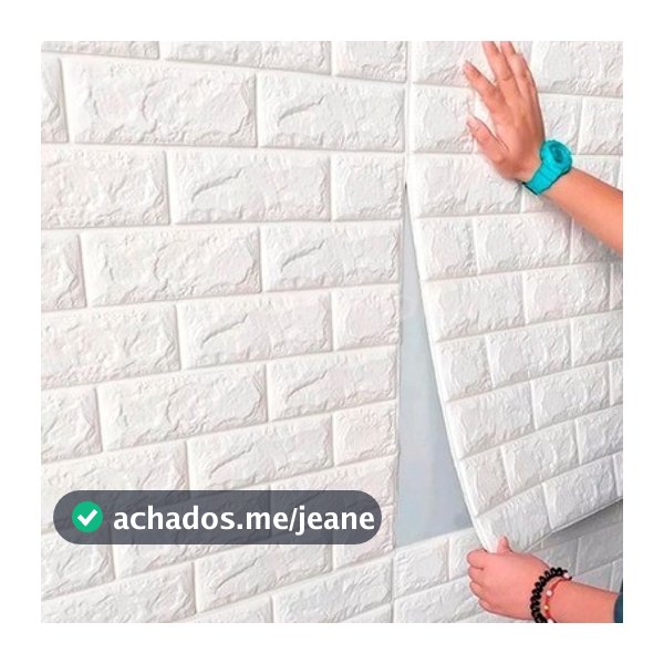 Kit 4 Até 20 Placas 3D Autocolante Tijolinho Decoração 70X38 - ENVIO FULL