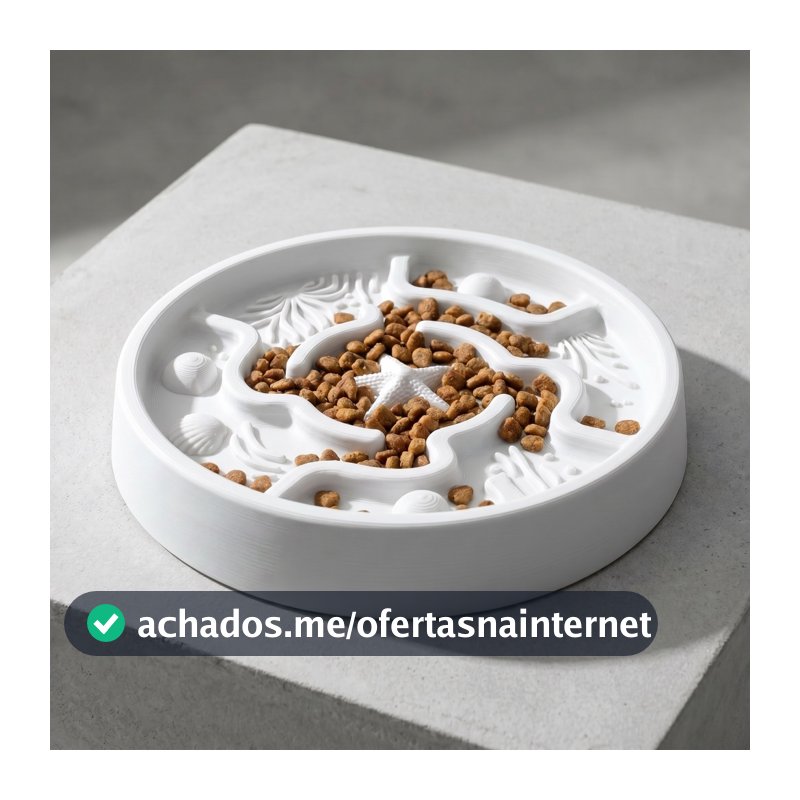 Pote Interativo Lento para Gato Que Come Rápido - Alimentação Saudável e Digestão Controlada
