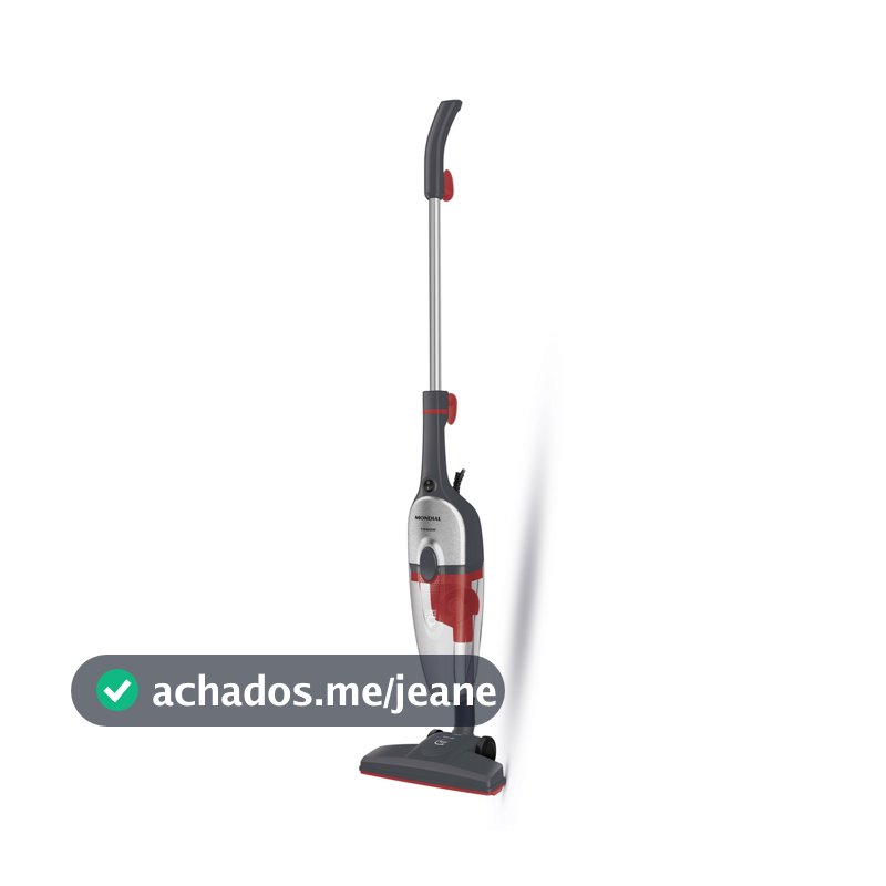 Aspirador de Pó Vertical Mondial Turbo Cycle Hepa Ap-41-gi 1550w Cinza com Inox