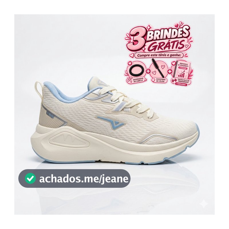 Tênis feminino Esportivo para academia caminhada Crossfit leve confortável Solado Macio