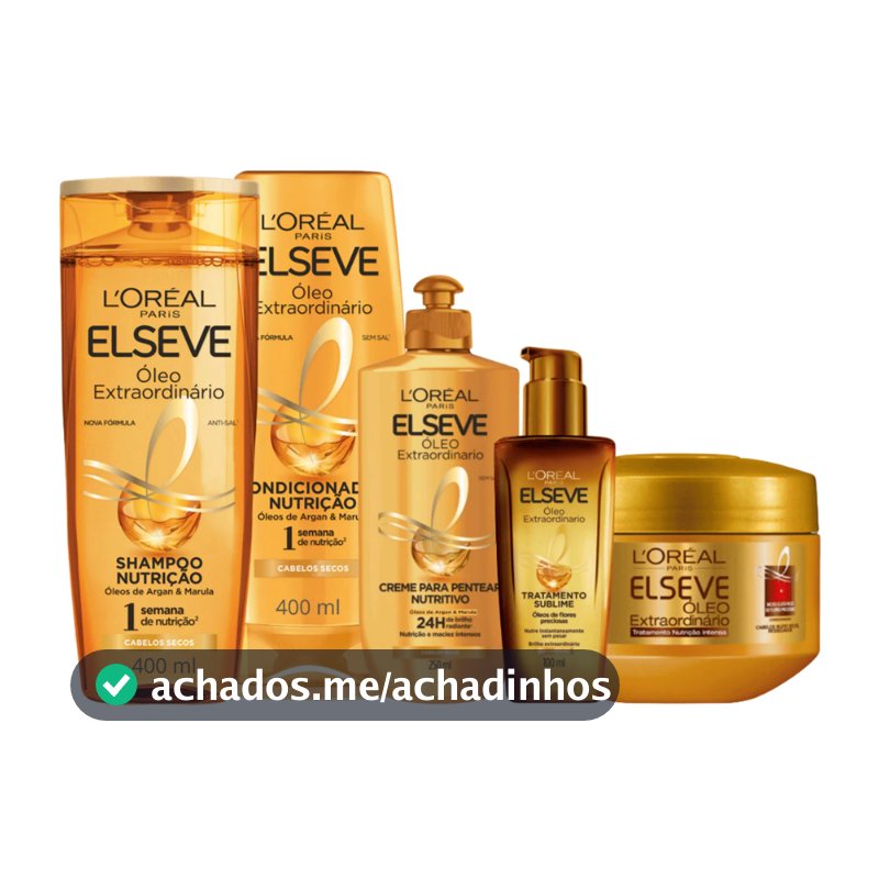 Kit Loreal Elseve Óleo Extraordinário - Escolha seu Kit