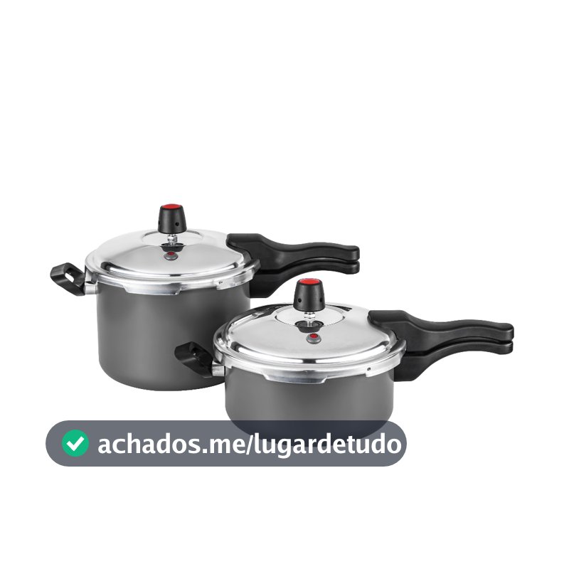 Jogo de Panela Pressão Antiaderente 4,5 Litros e 3 Litros Cozillar