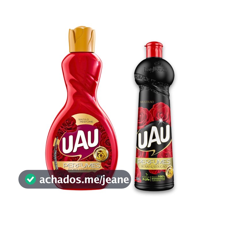 Kit Rosas e Sedução - Limpador 500ml + Multiuso