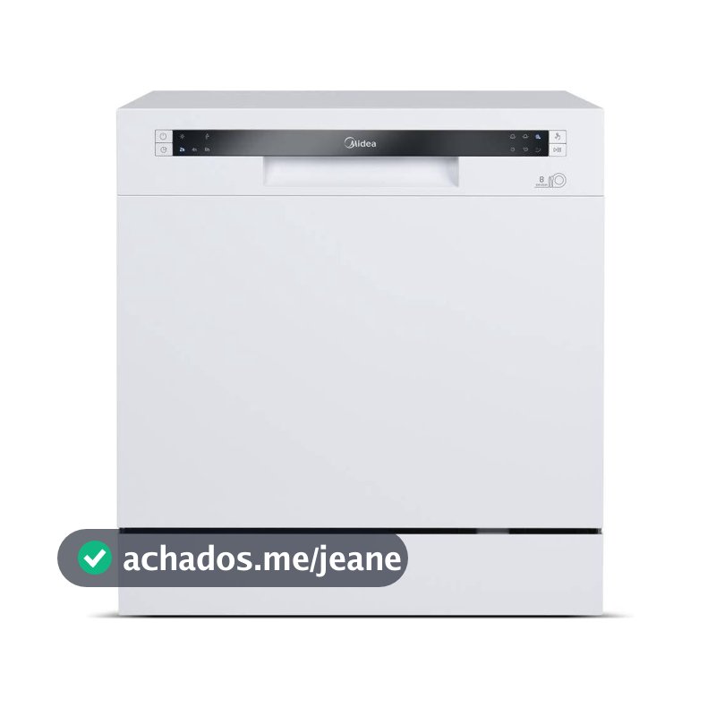 Lava Louca Midea Branca 127V 8 Serviços DWA08B1