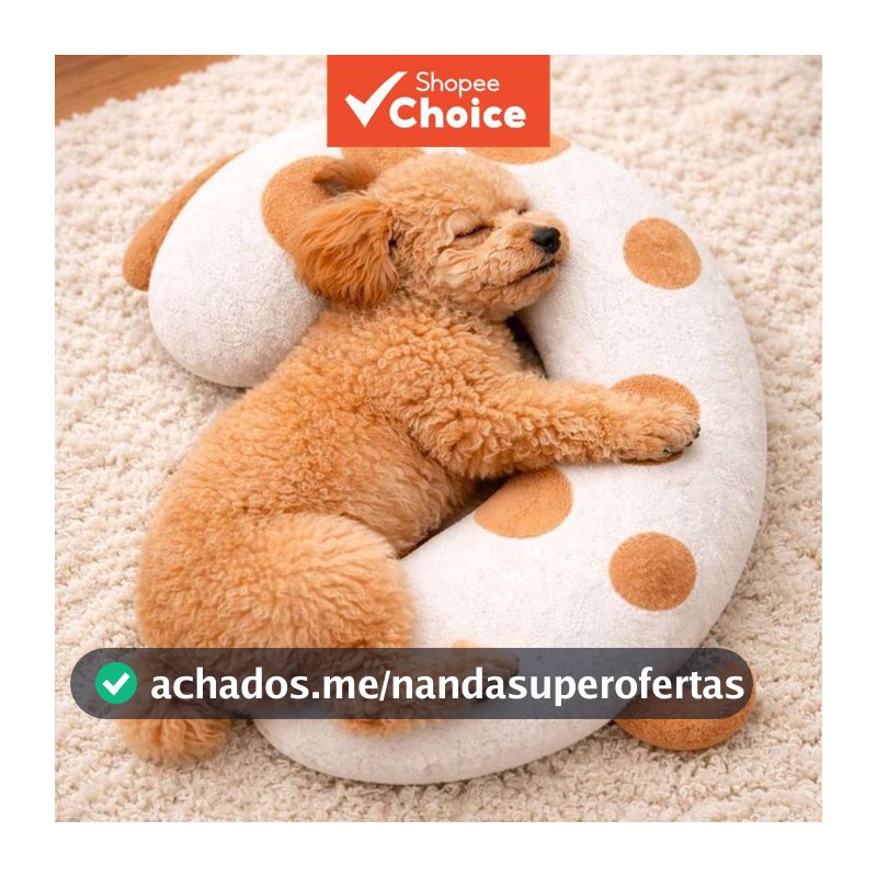 Almofada de dormir para cachorro: macia, confortável, multifuncional, lavável à máquina, proporcionando companhia e