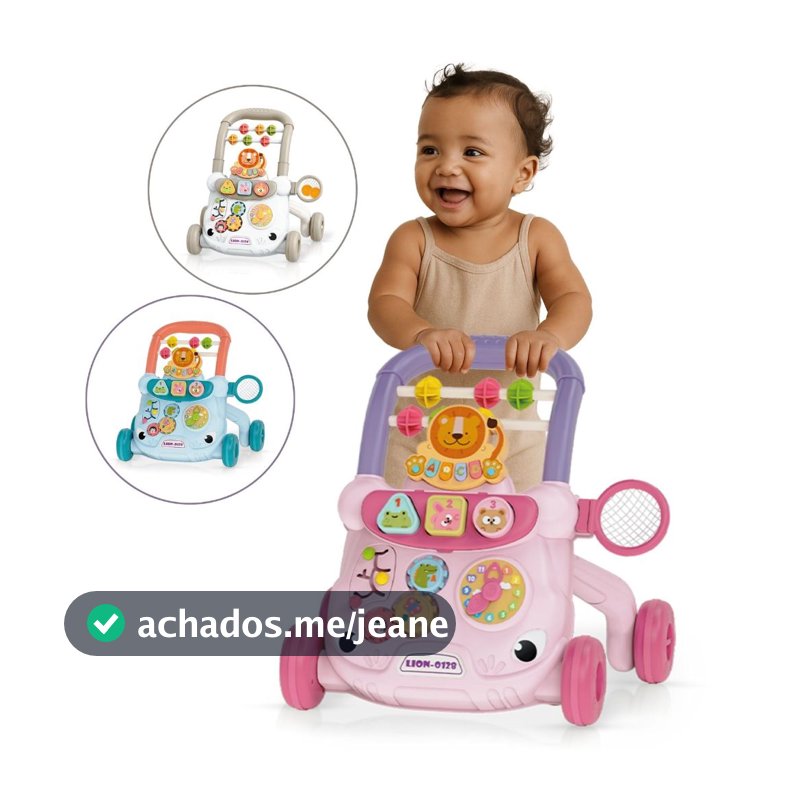 Andador de Bebê Educativo Musical Atividades Infantil Didático