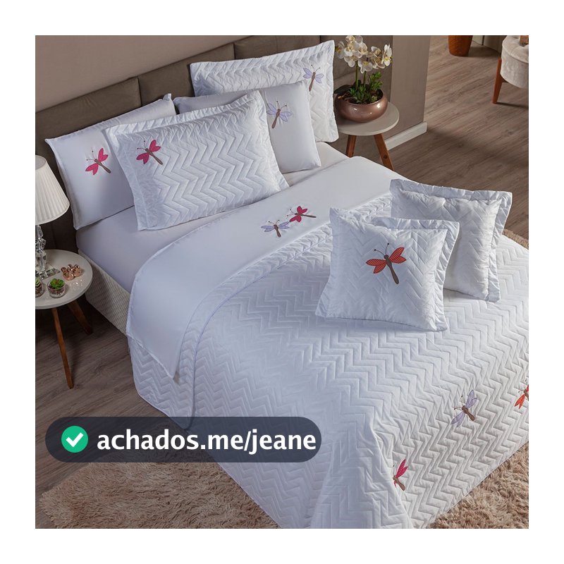 Cobre Leito Cama Casal Queen Estampado Matelado 400 Fios Aveludado