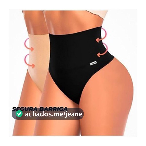 Kit 1 a 3 Calcinhas cinta Reduz barriga cintura alta - cintura alta ( Fitness) Modeladora- Moda Íntima