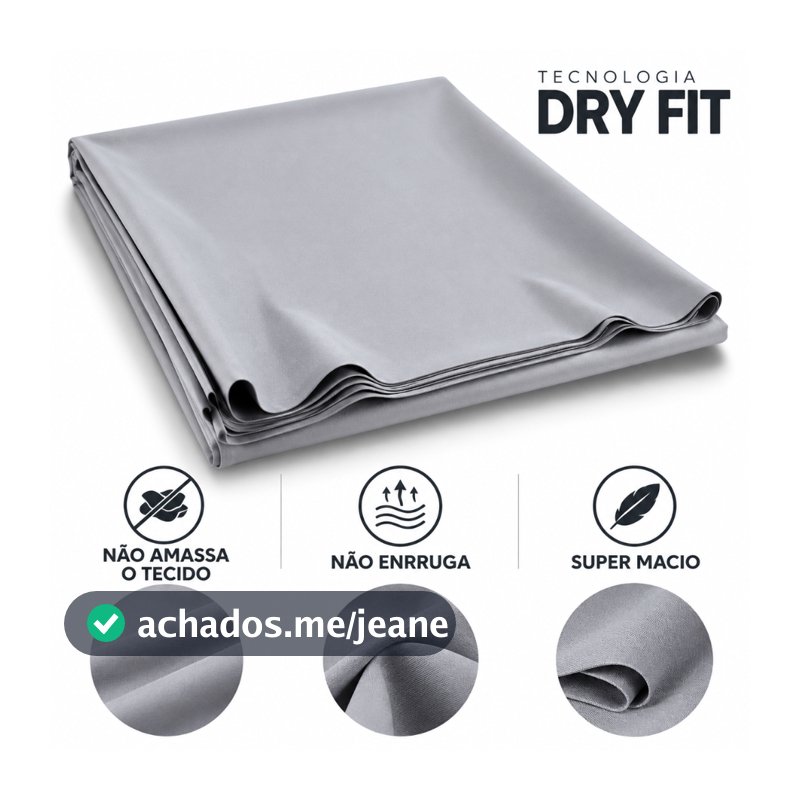 Tecido Dry Fit 100% Para Tela Projeção Projetor Premium Reflexivo Anti Amassado Dobrável 1,85x2m Original
