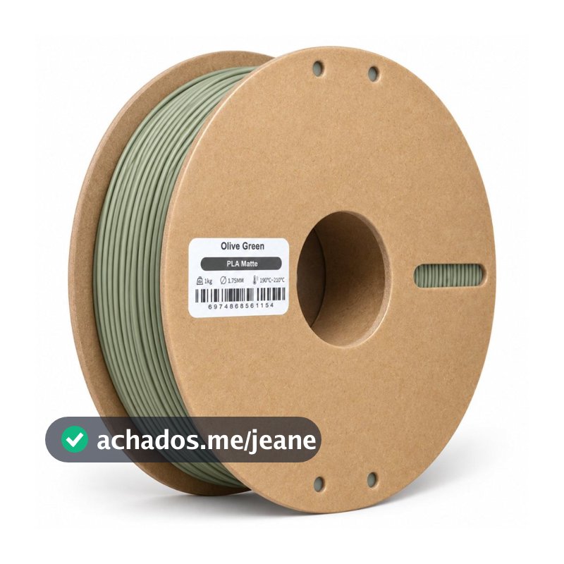Filamento STTPlus PLA Matte Verde Oliva 1,75 mm 1 kg