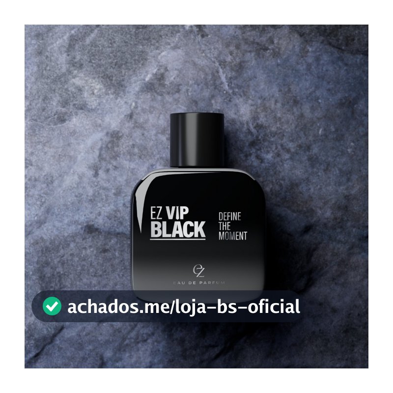 EZ Vip Black - Eau de Parfum 100ml LANÇAMENTO EXCLUSIVO