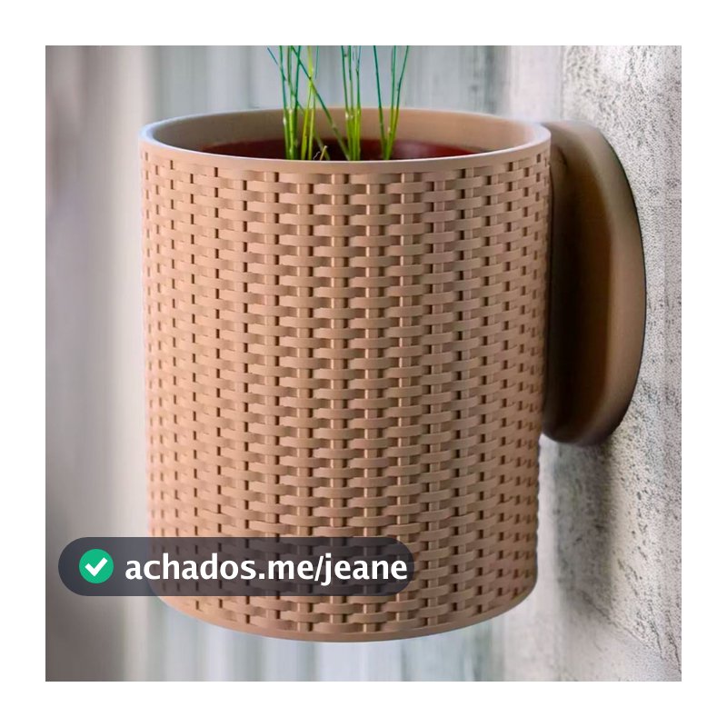 Vaso Cesta de Parede Decoração Planta Suculenta Ambientes Designs 4 You