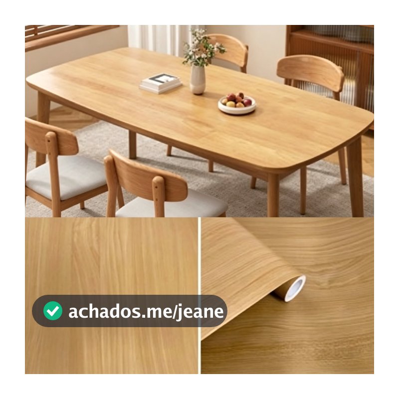 Papel adesivo Madeira Realista 3D Texturisado 5 Metros x 45cm